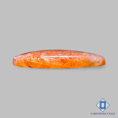 Cabujones marquesa de piedra solar africana natural de 31 x 15 x 5 mm disponibles para la venta