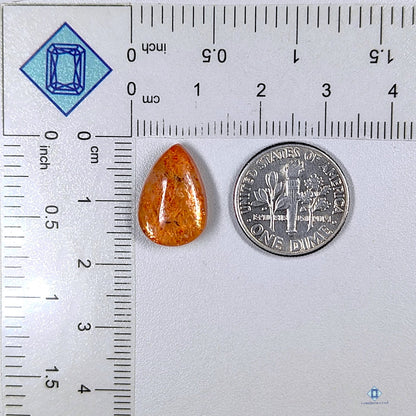 African Sunstone Pear Cabochons