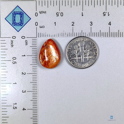 African Sunstone Pear Cabochons