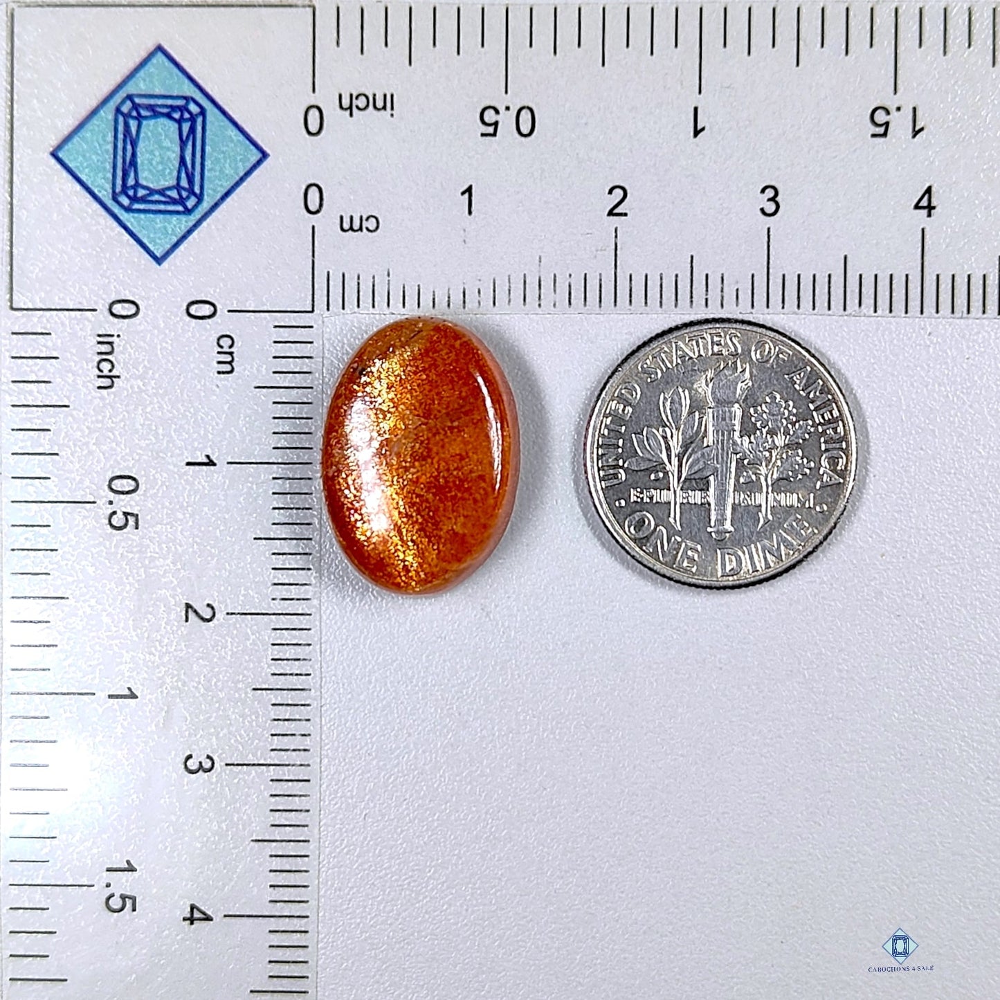 African Sunstone Oval Cabochons