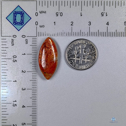 African Sunstone Marquise Cabochons