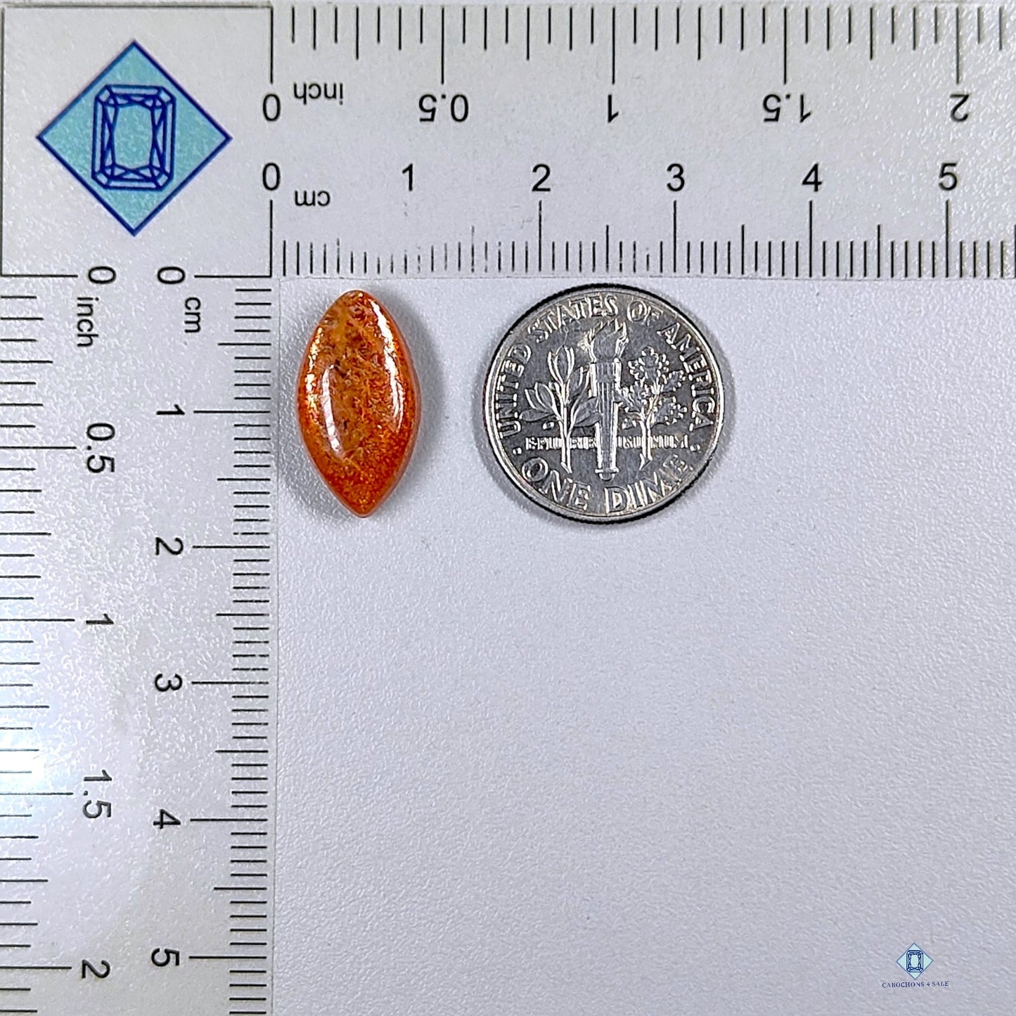 African Sunstone Marquise Cabochons