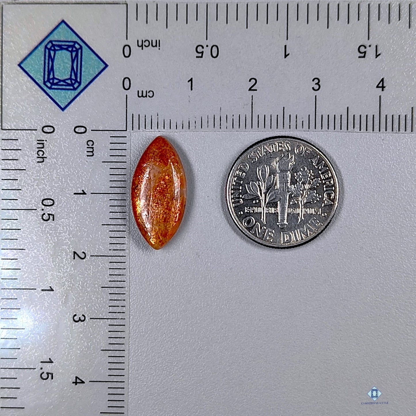 African Sunstone Marquise Cabochons