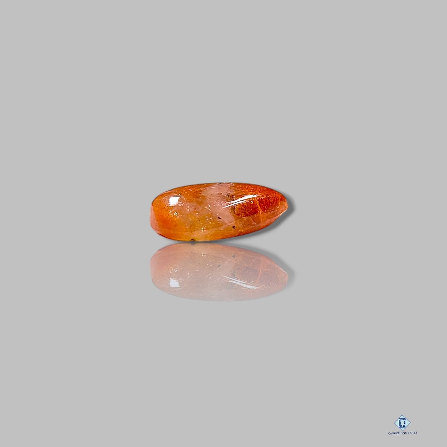 African Sunstone Pear Cabochons