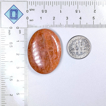 African Sunstone Oval Cabochons