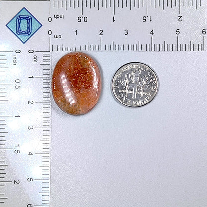 African Sunstone Oval Cabochons