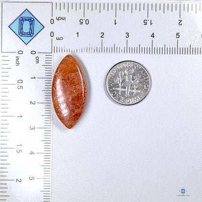 African Sunstone Marquise Cabochons