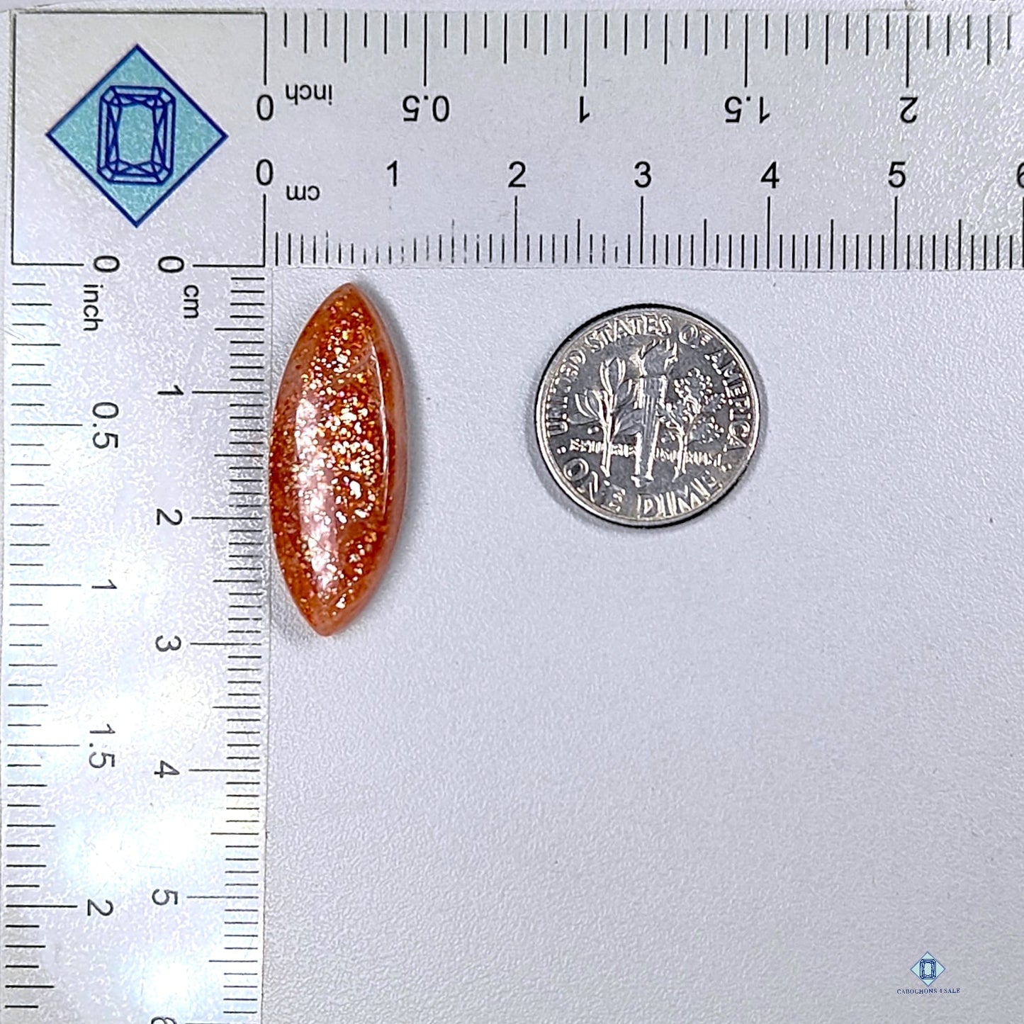 African Sunstone Marquise Cabochons