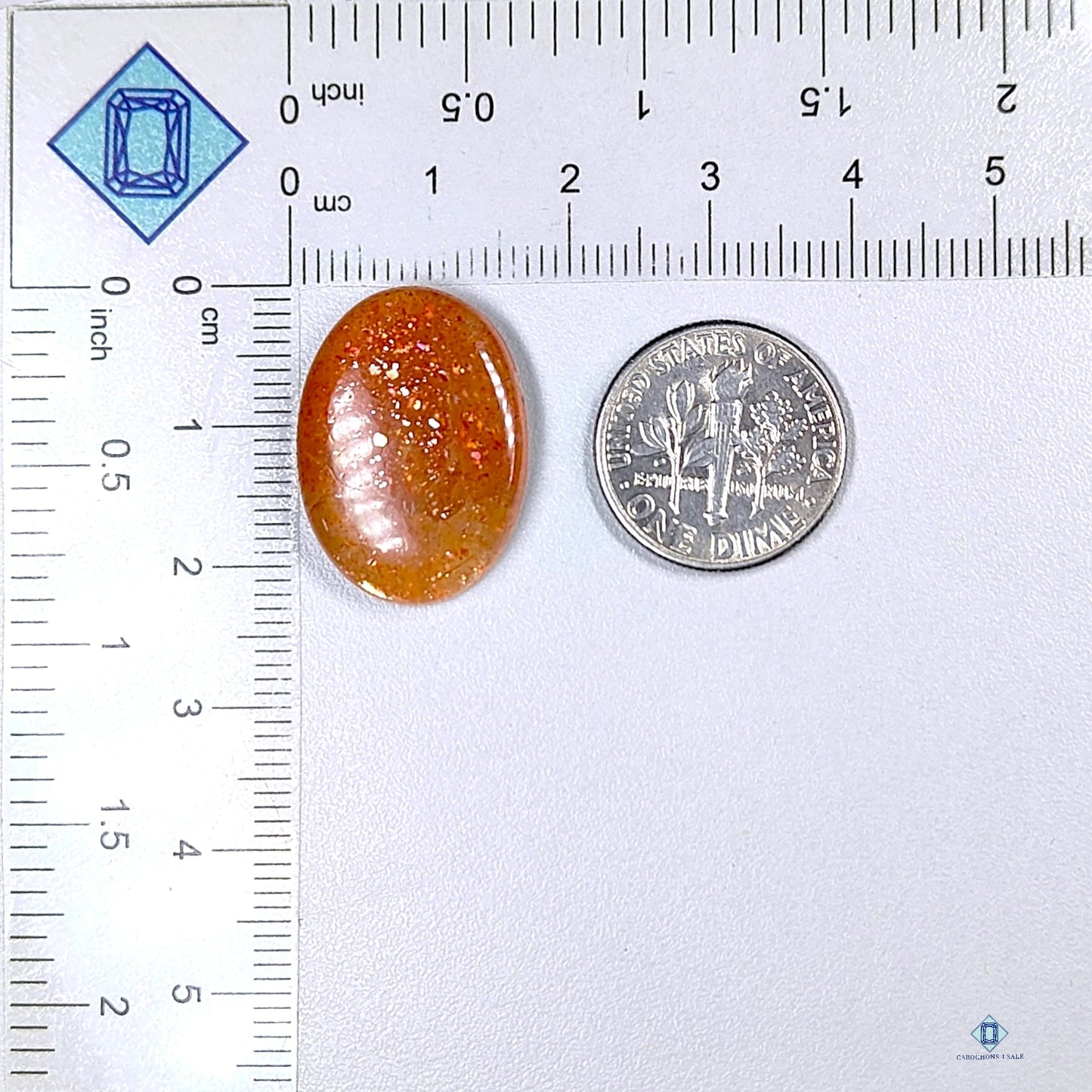 African Sunstone Oval Cabochons