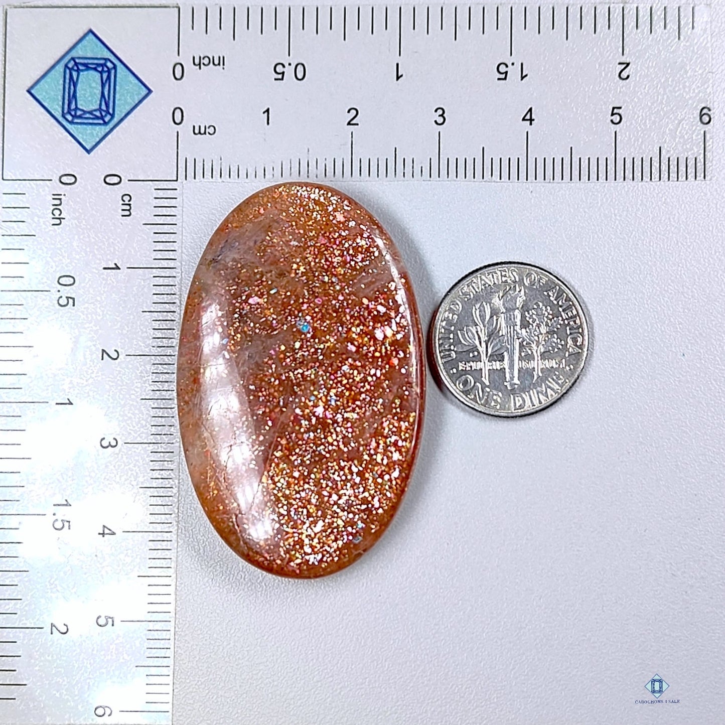 African Sunstone Oval Cabochons