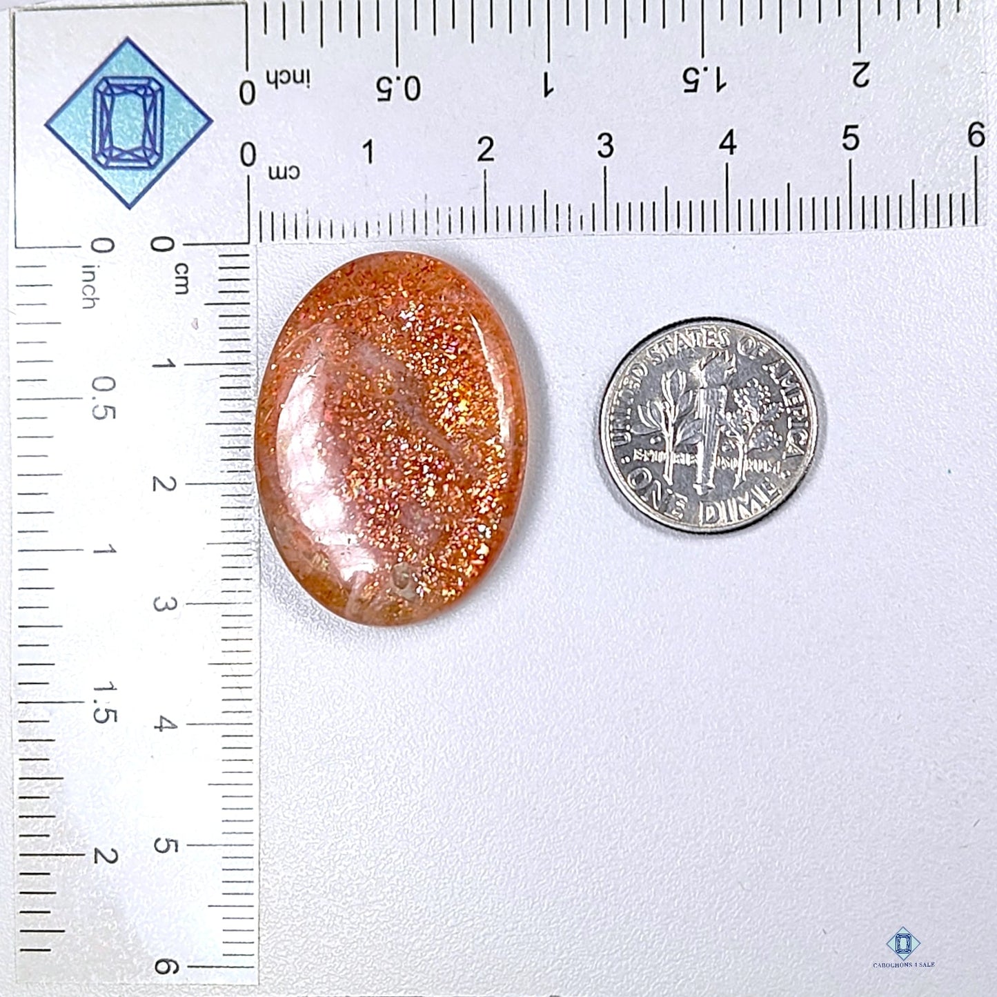 African Sunstone Oval Cabochons