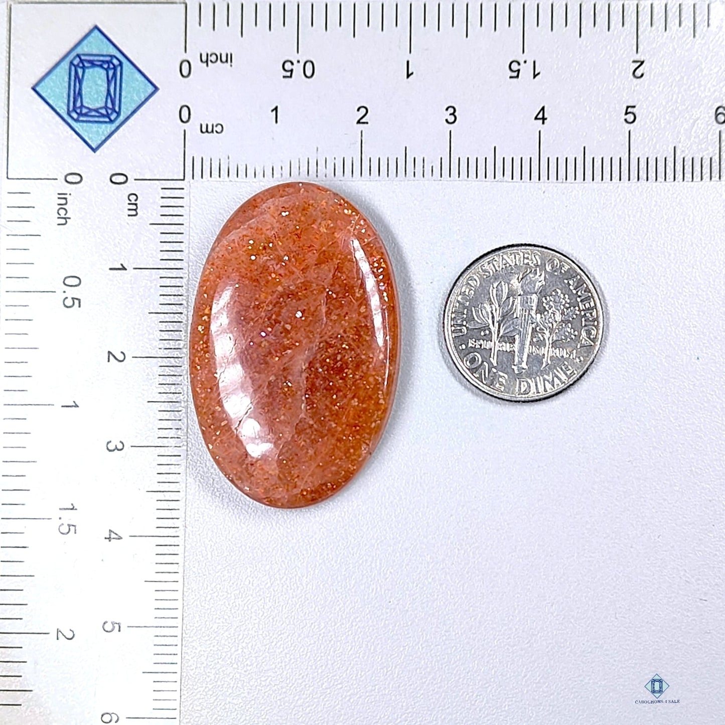 African Sunstone Oval Cabochons