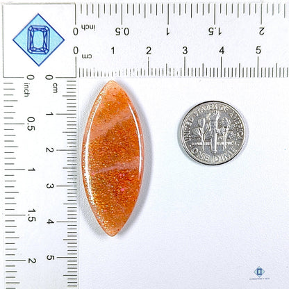 African Sunstone Marquise Cabochons