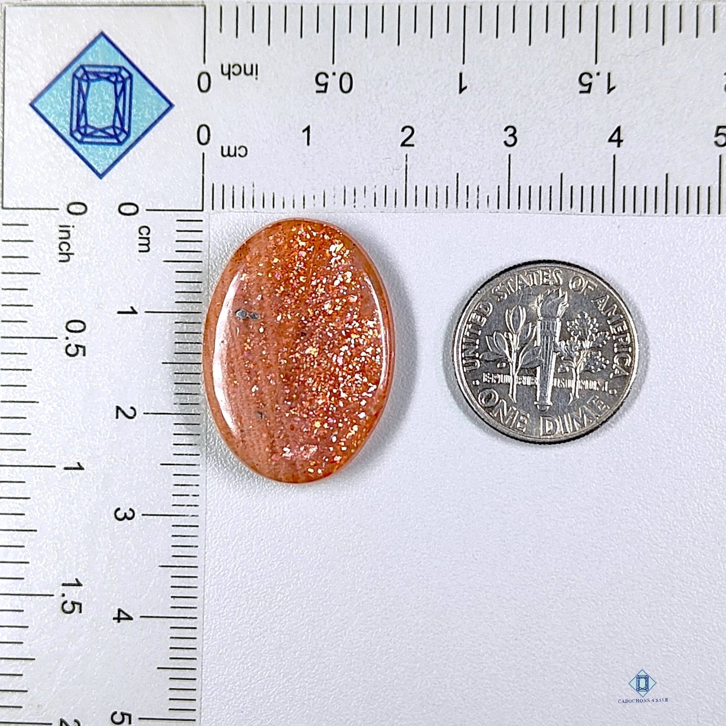 African Sunstone Oval Cabochons