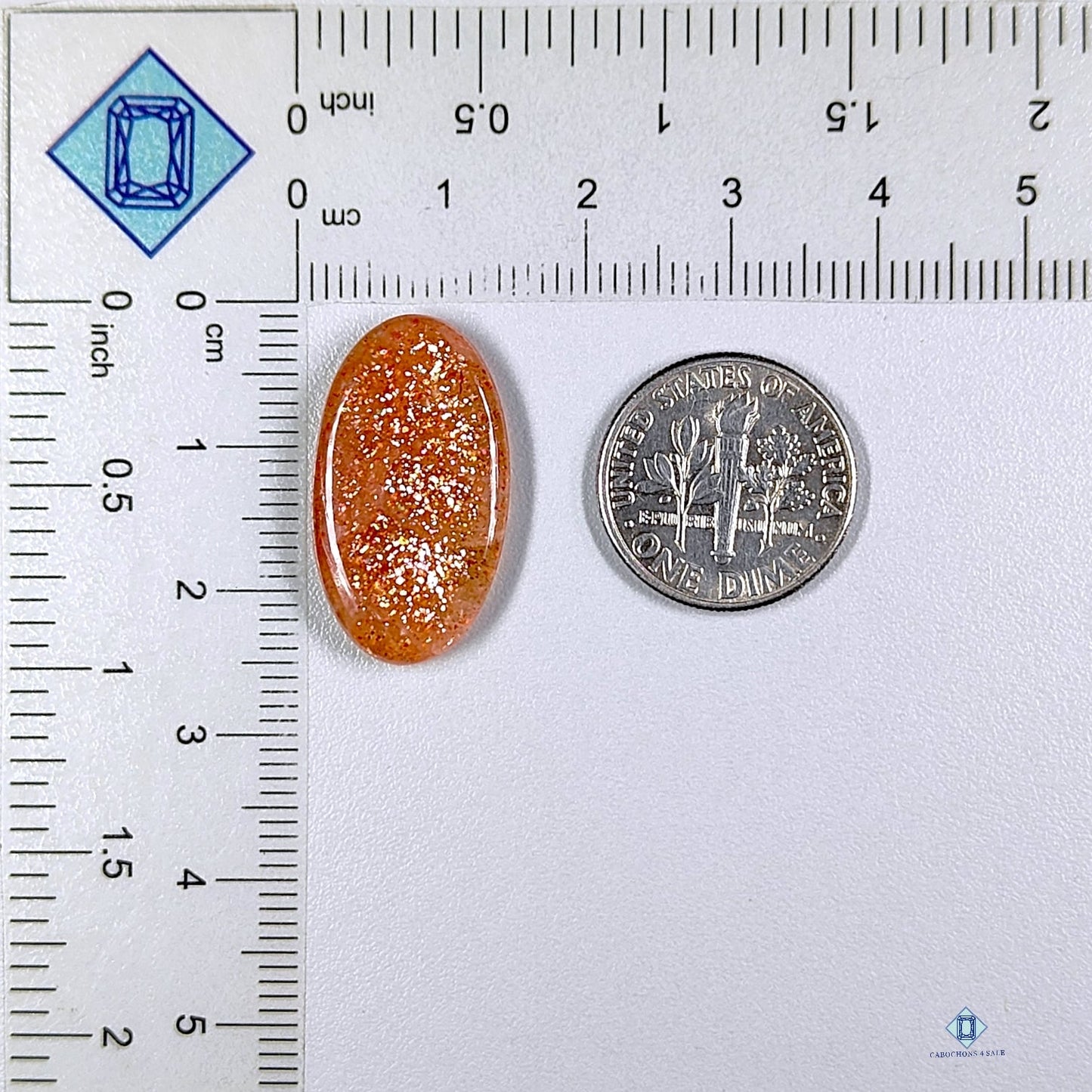 African Sunstone Oval Cabochons