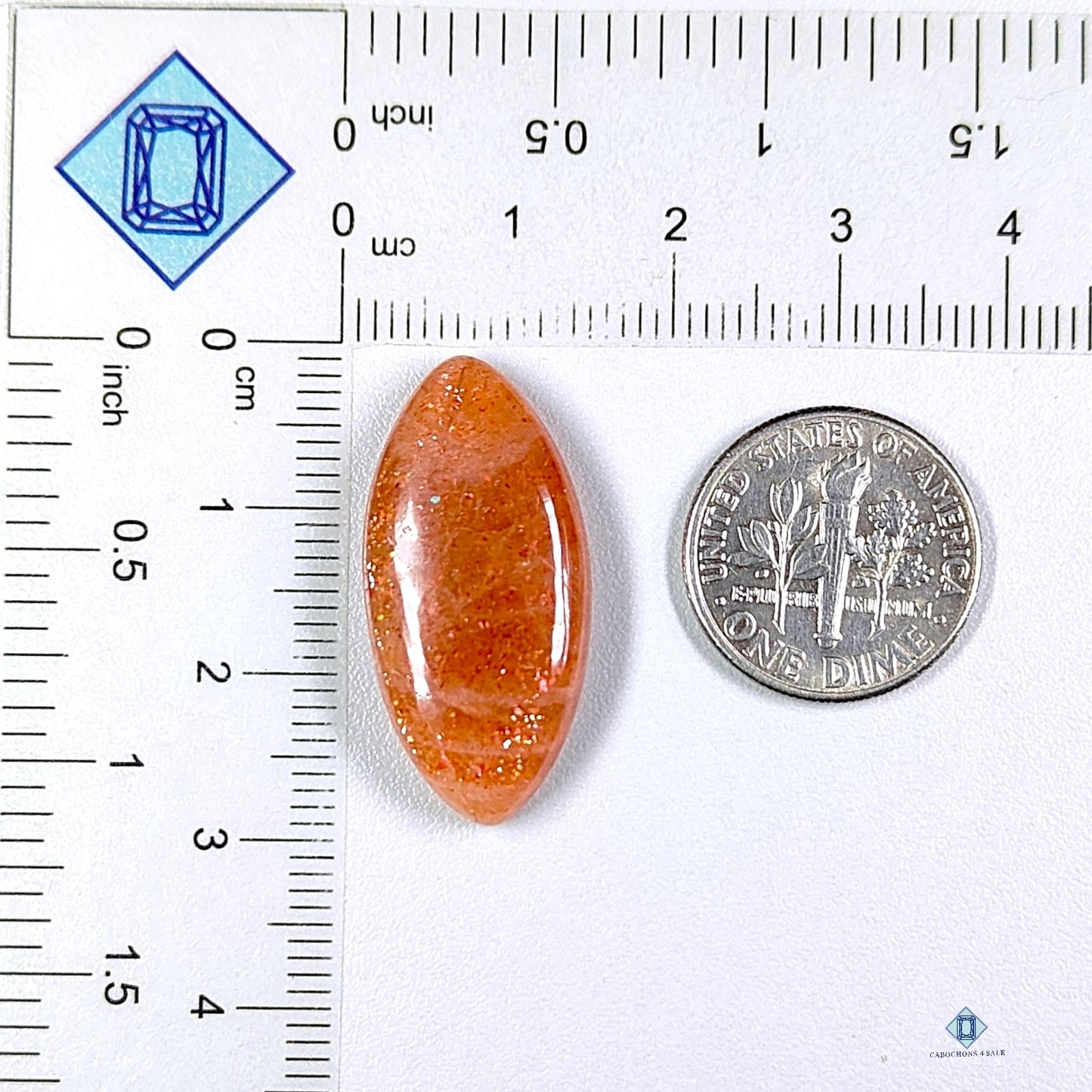 African Sunstone Marquise Cabochons