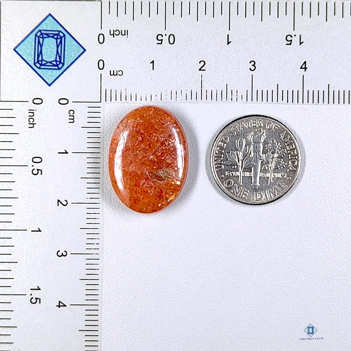 African Sunstone Oval Cabochons