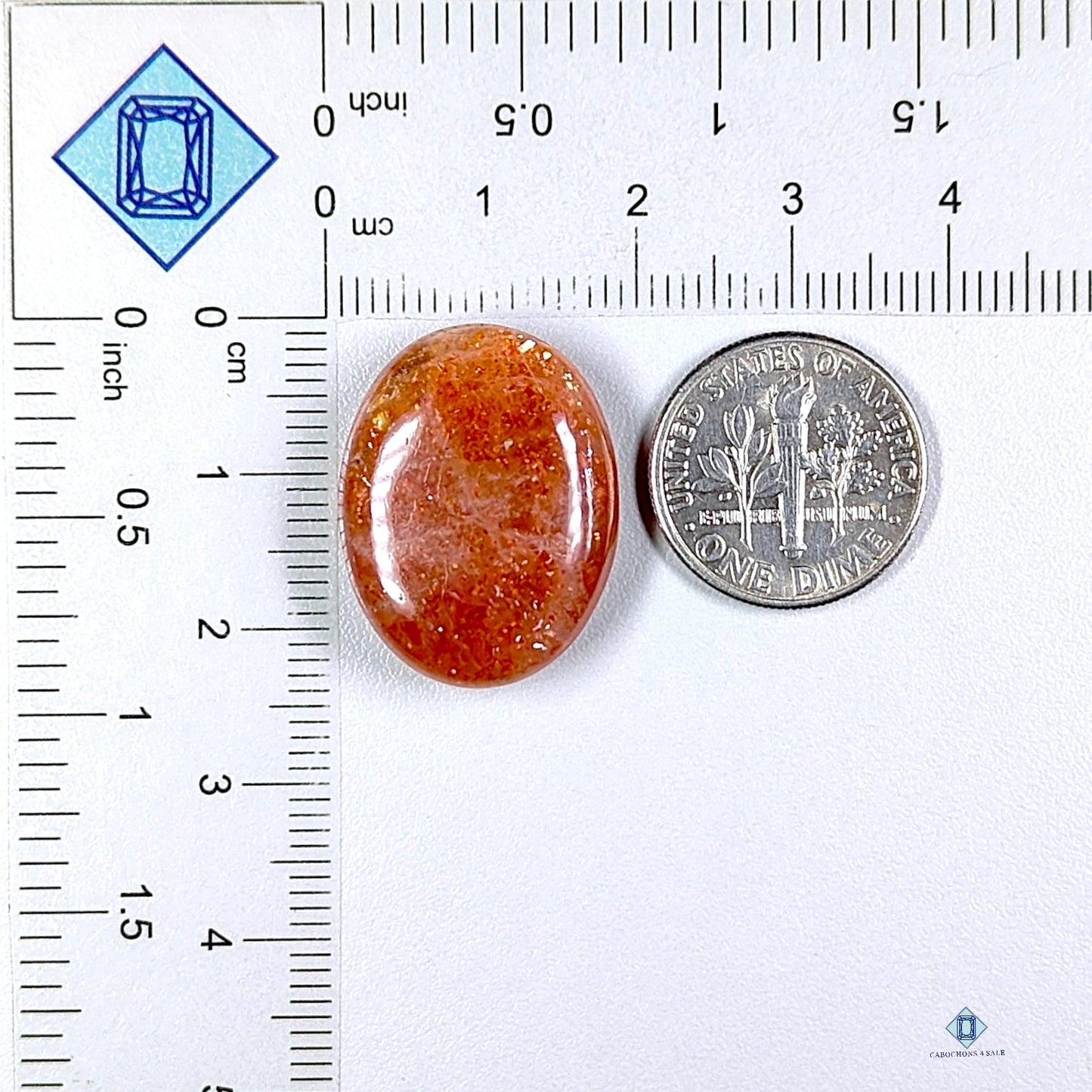 African Sunstone Oval Cabochons