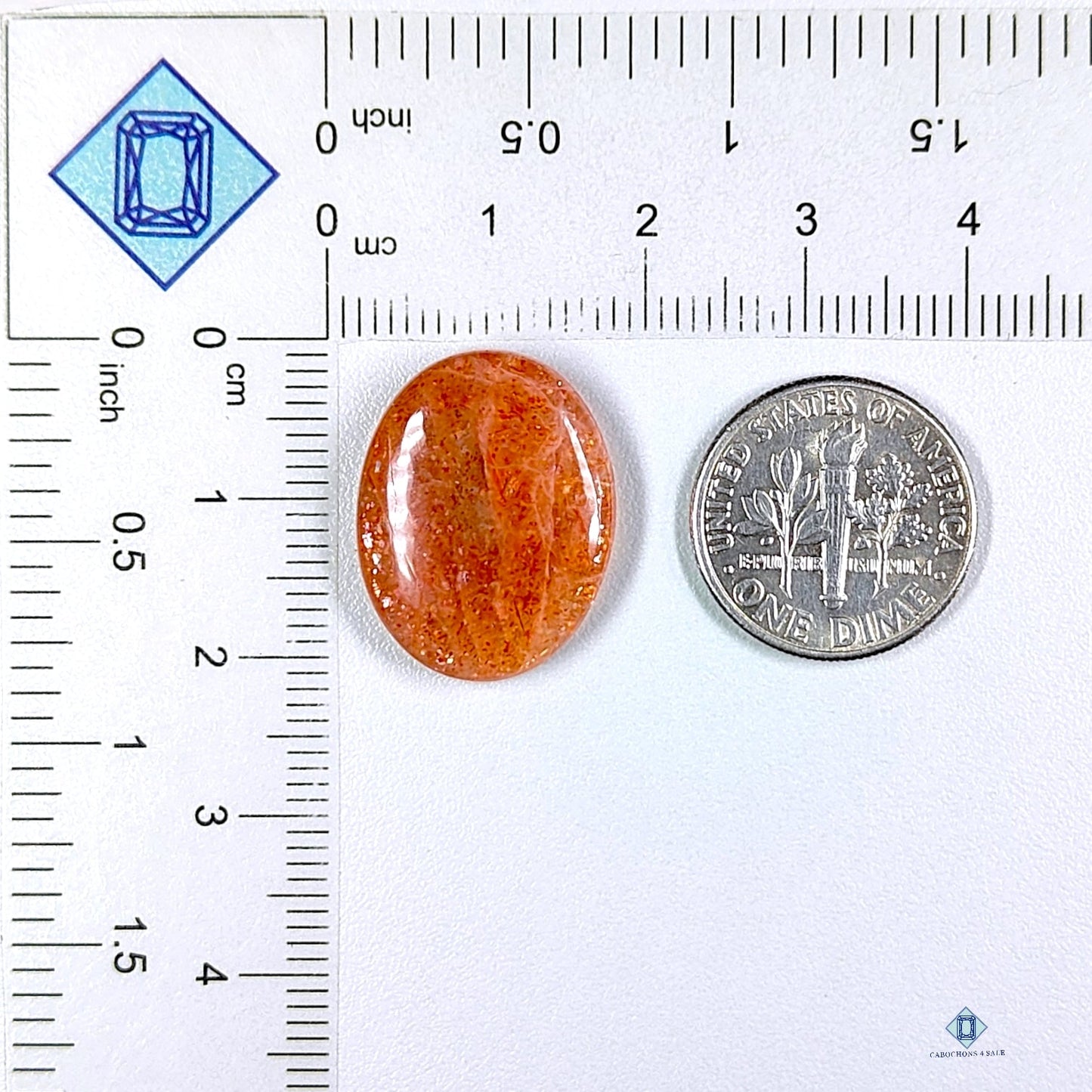 African Sunstone Oval Cabochons