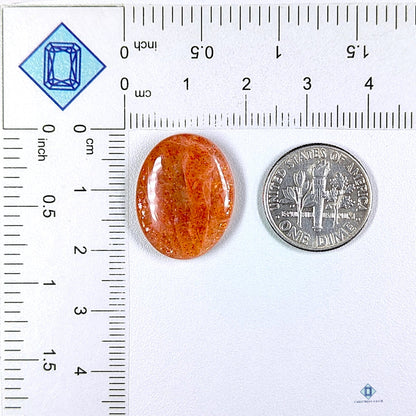 African Sunstone Oval Cabochons