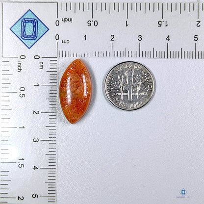 African Sunstone Marquise Cabochons