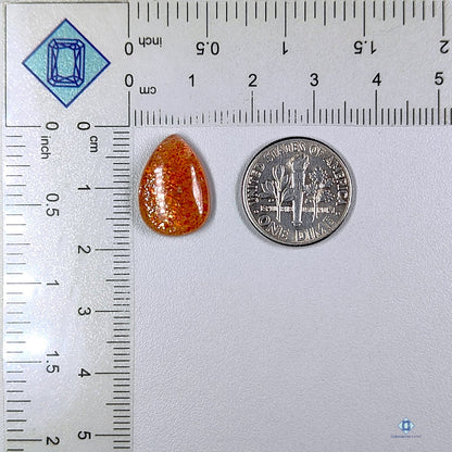 African Sunstone Pear Cabochons