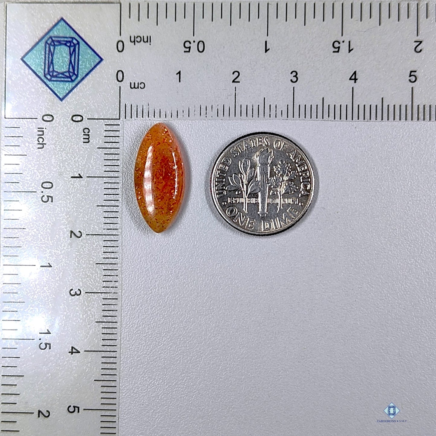 African Sunstone Marquise Cabochons