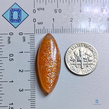 African Sunstone Marquise Cabochons