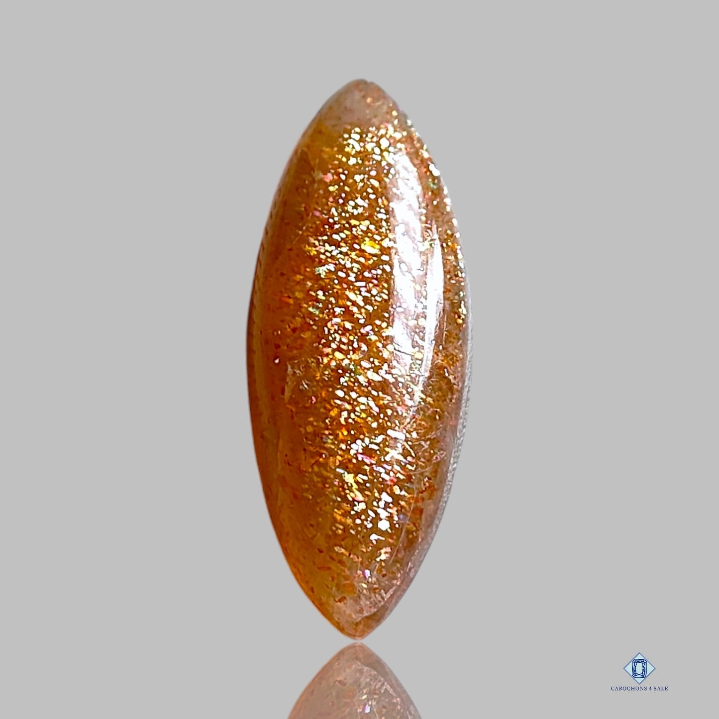 African Sunstone Marquise Cabochons