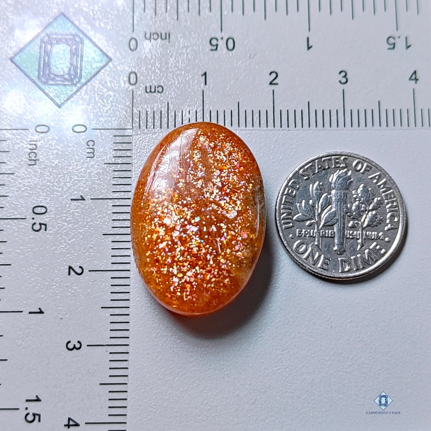 African Sunstone Oval Cabochons