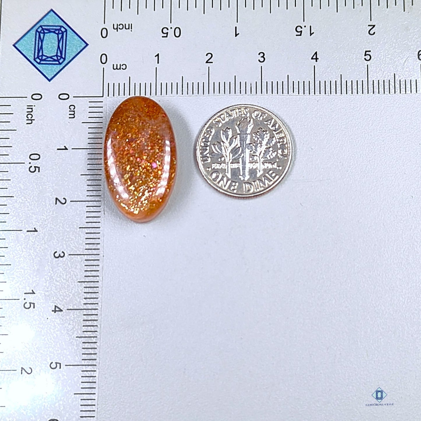 African Sunstone Oval Cabochons