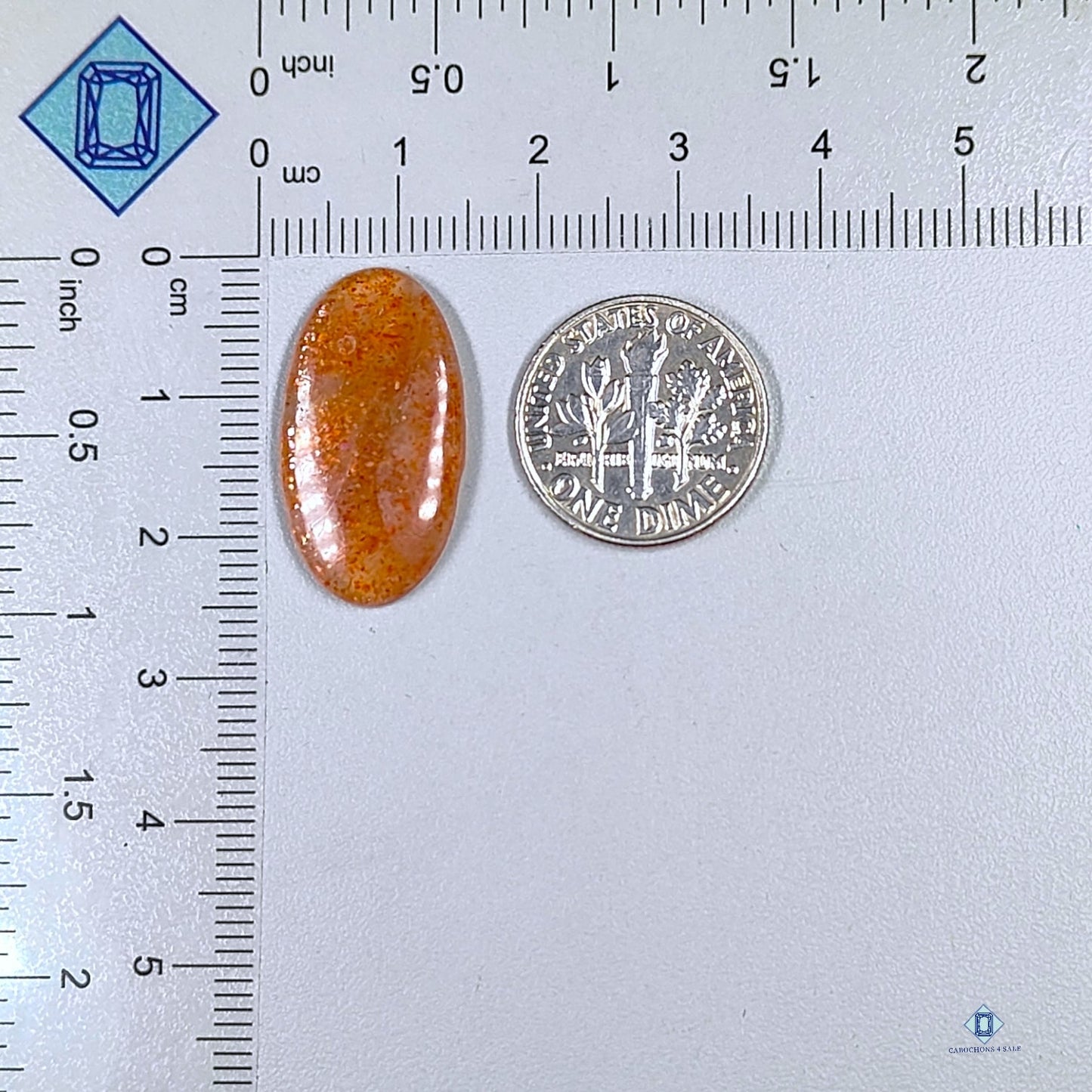 African Sunstone Oval Cabochons