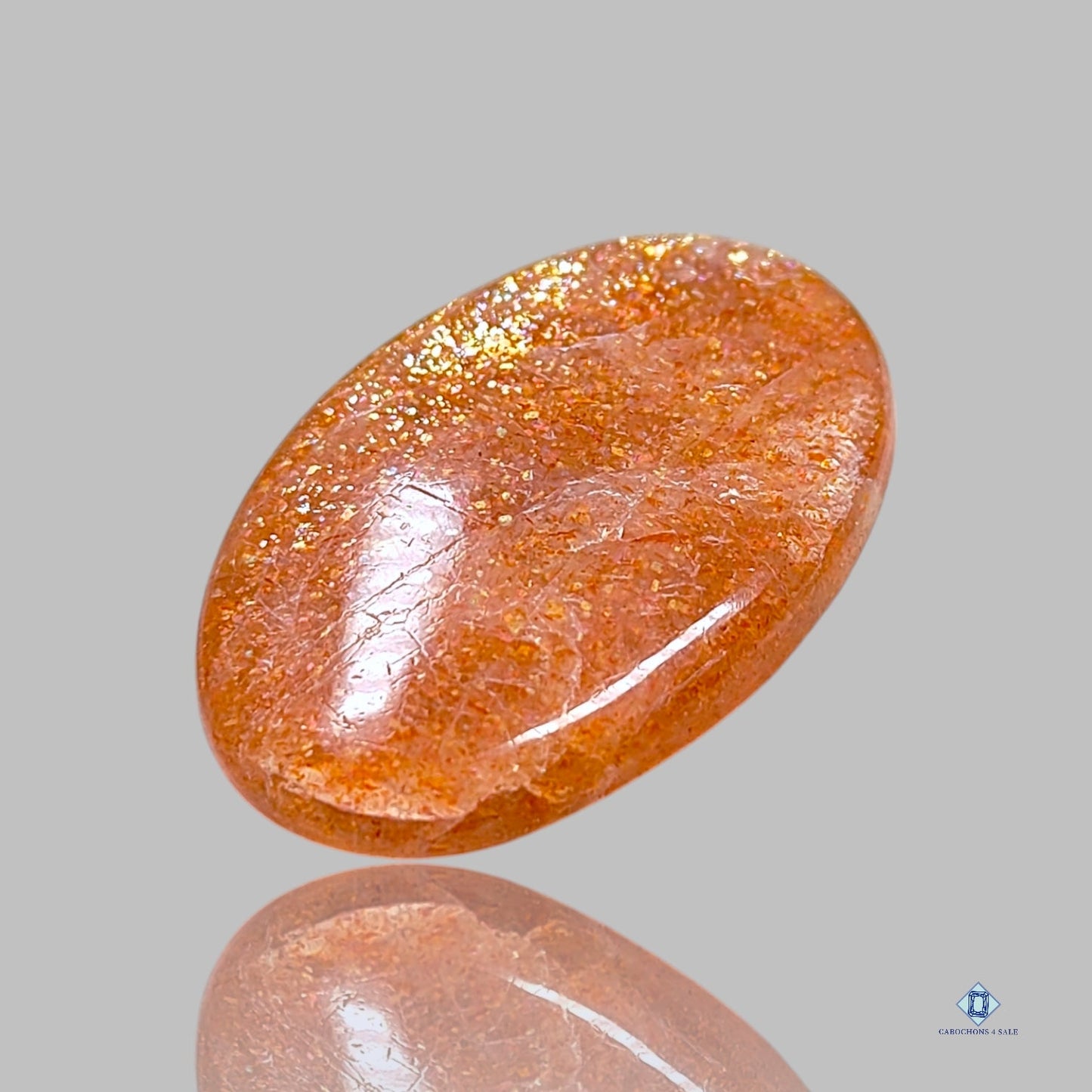 African Sunstone Oval Cabochons