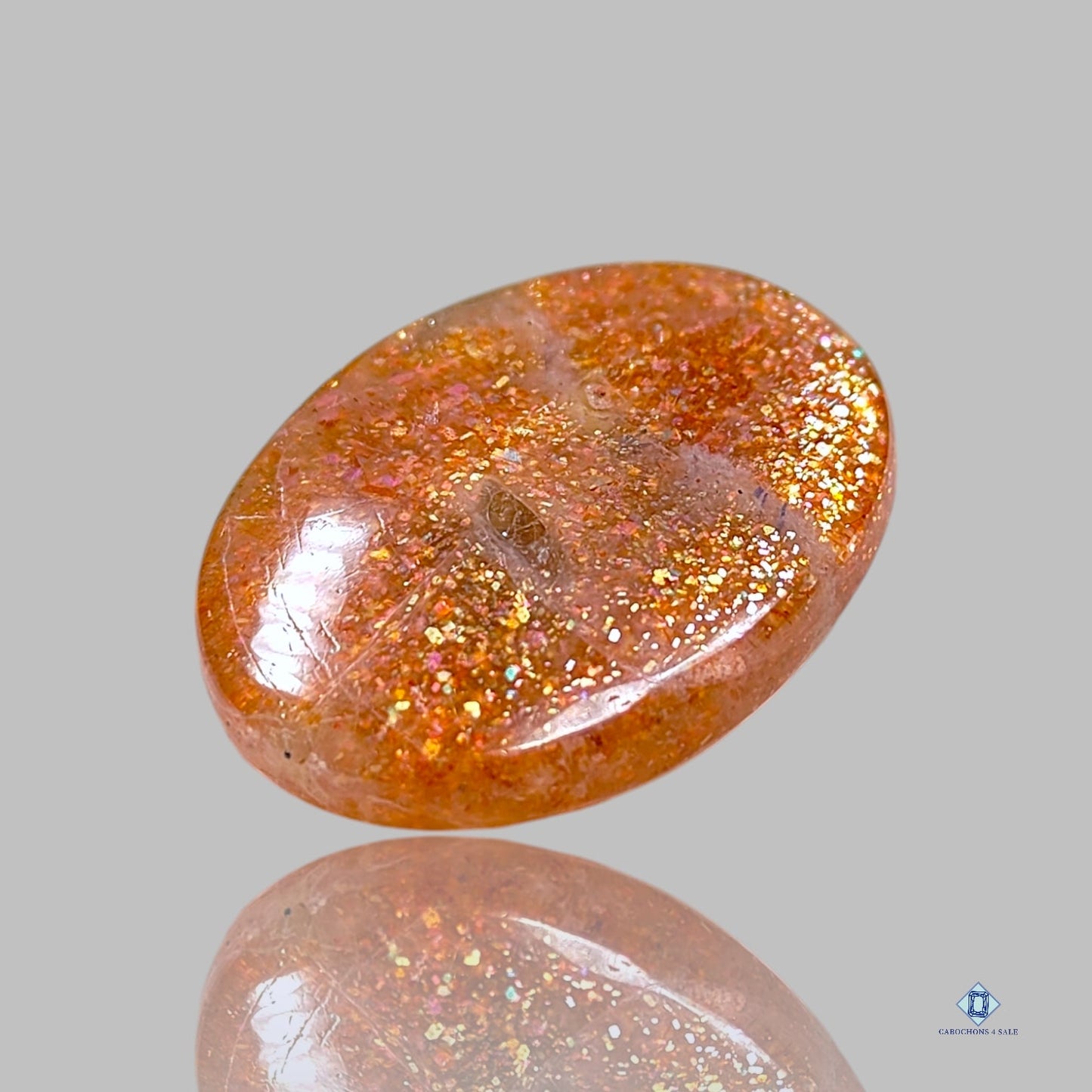 African Sunstone Oval Cabochons