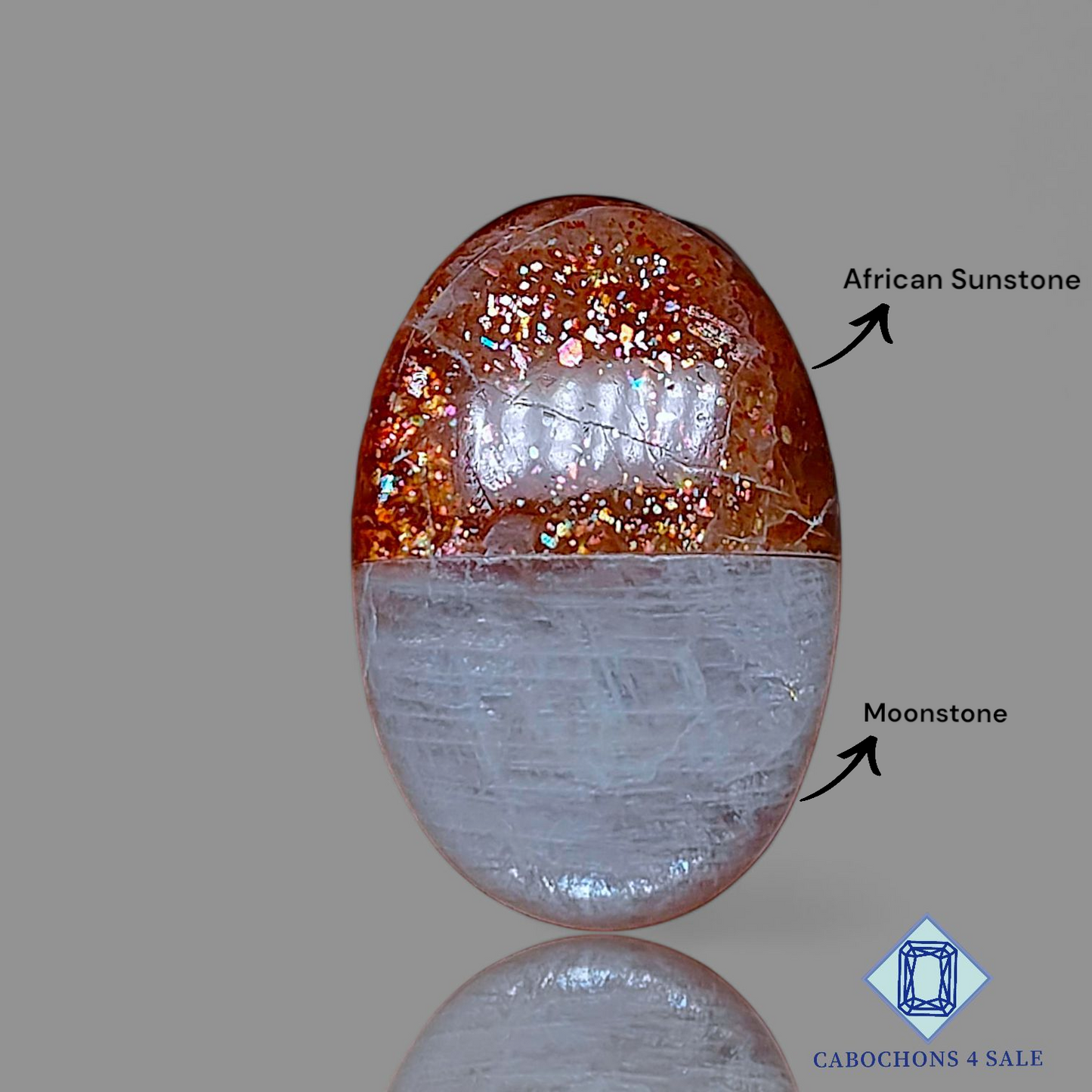 African Sunstone + Moonstone