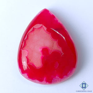 Agate Druzy Pear Druzy 41*33*10mm
