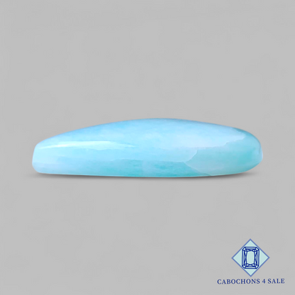 Cabujones de pera de amazonita