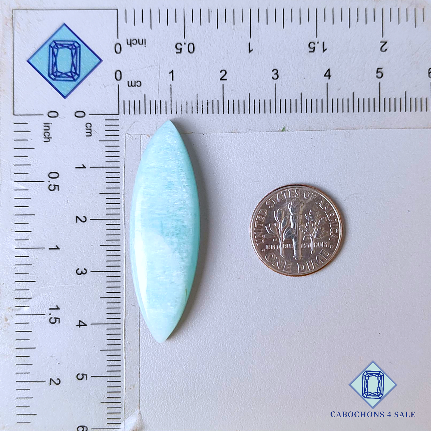 Amazonite Marquise Cabochons
