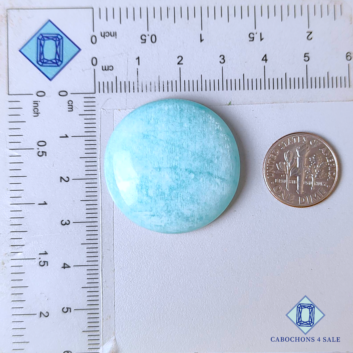 Amazonite Round Cabochons