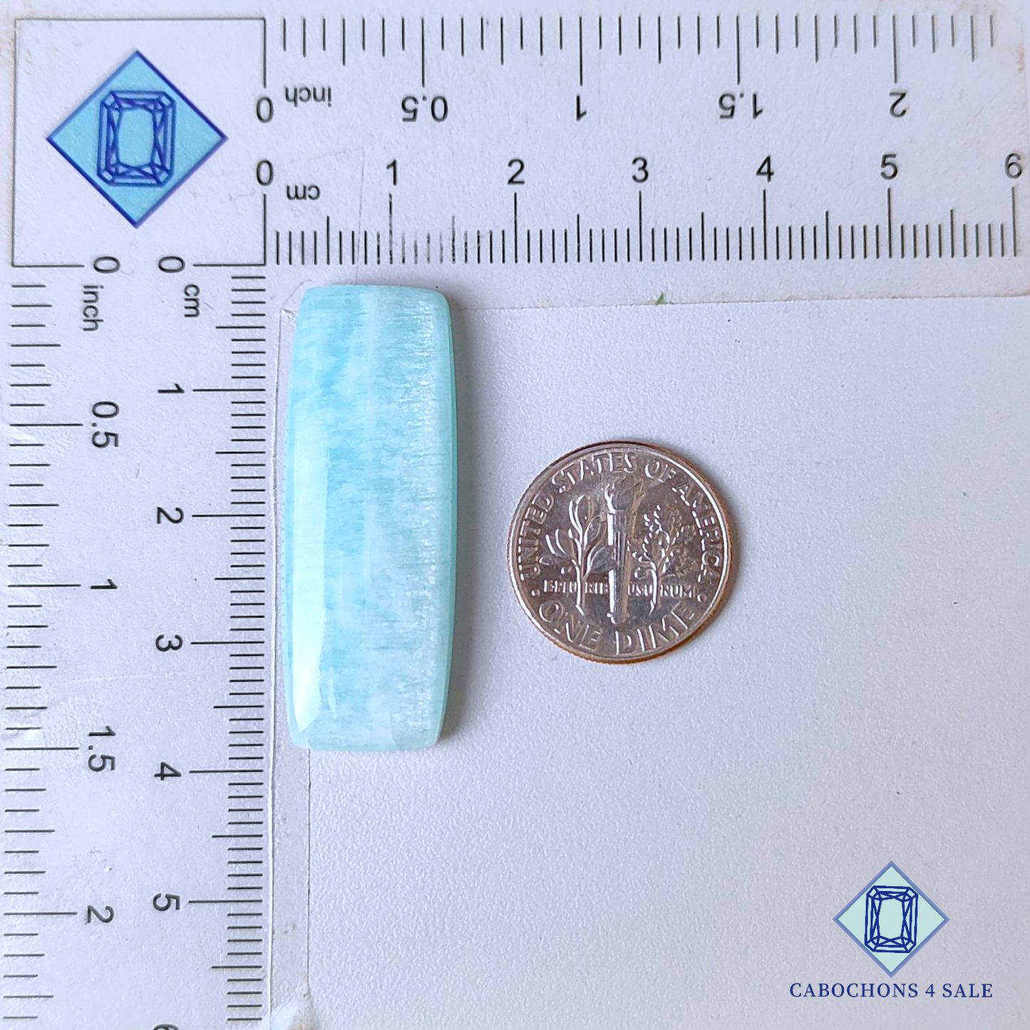 Amazonite Rectangle Cabochons