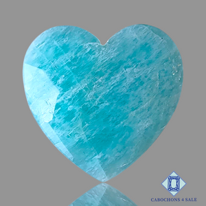 Amazonite Heart Carvings