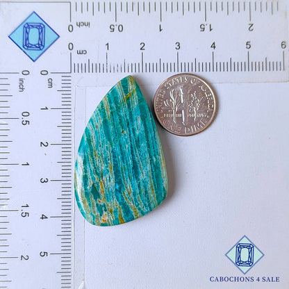 Cabujones de fantasía de amazonita