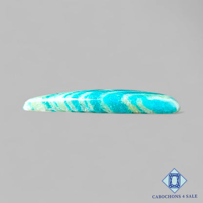 Cabujones de pera de amazonita