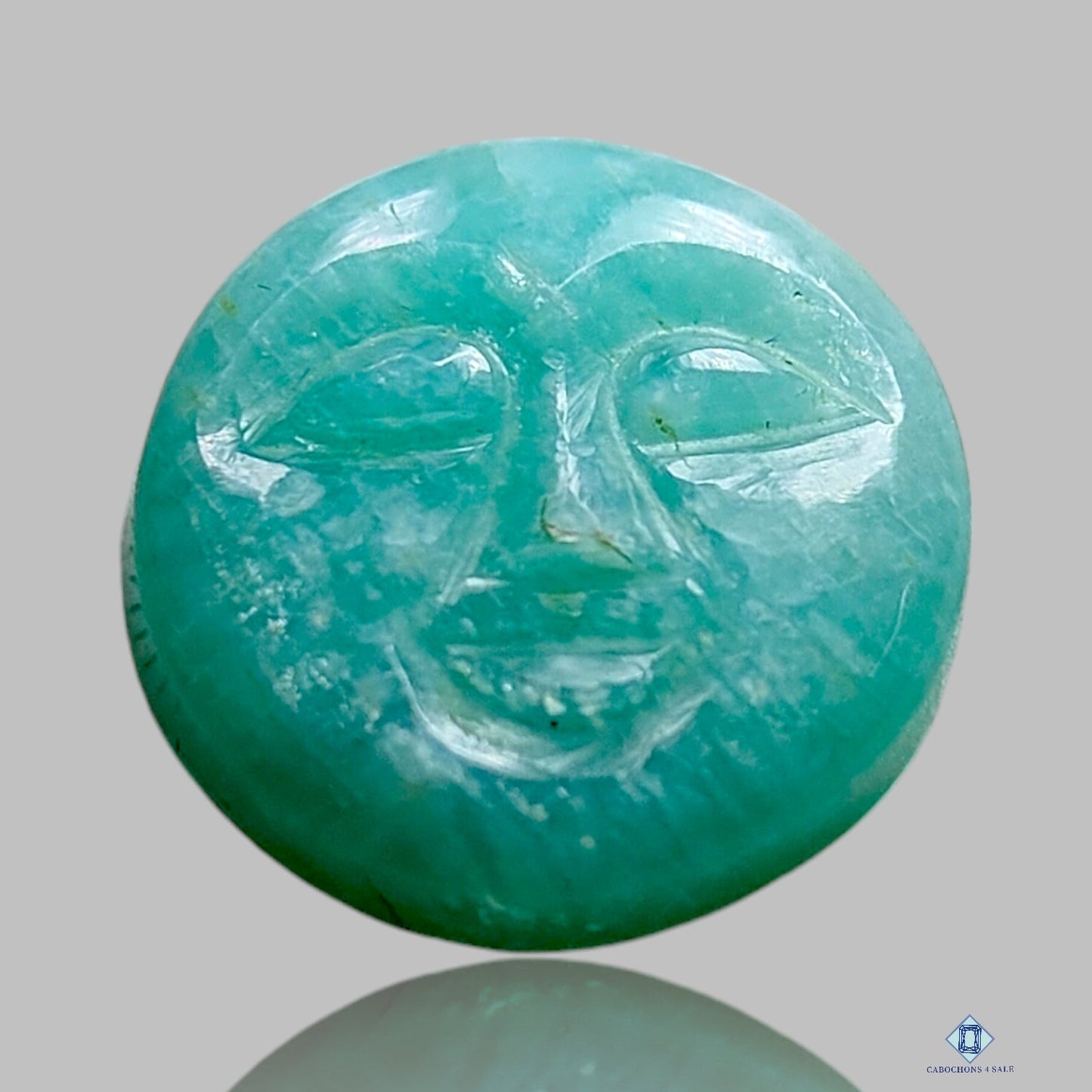 Amazonite Round Carvings