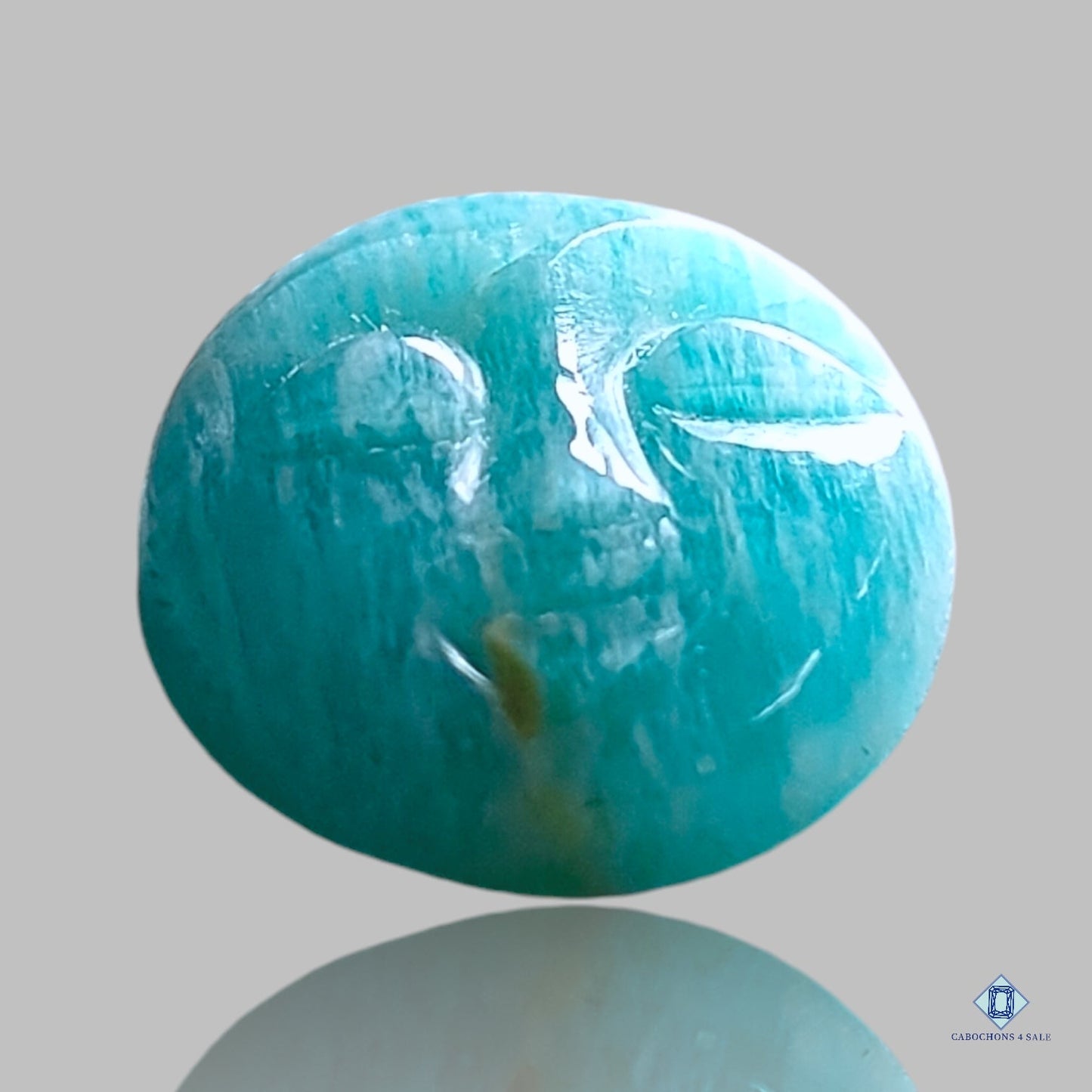 Amazonite Round Carvings