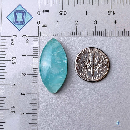 Amazonite + Crystal Quartz Marquise Doublets