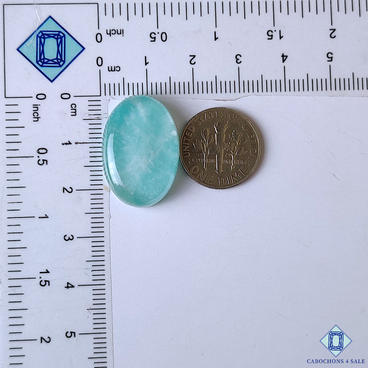 Amazonite + Crystal Quartz Doublet