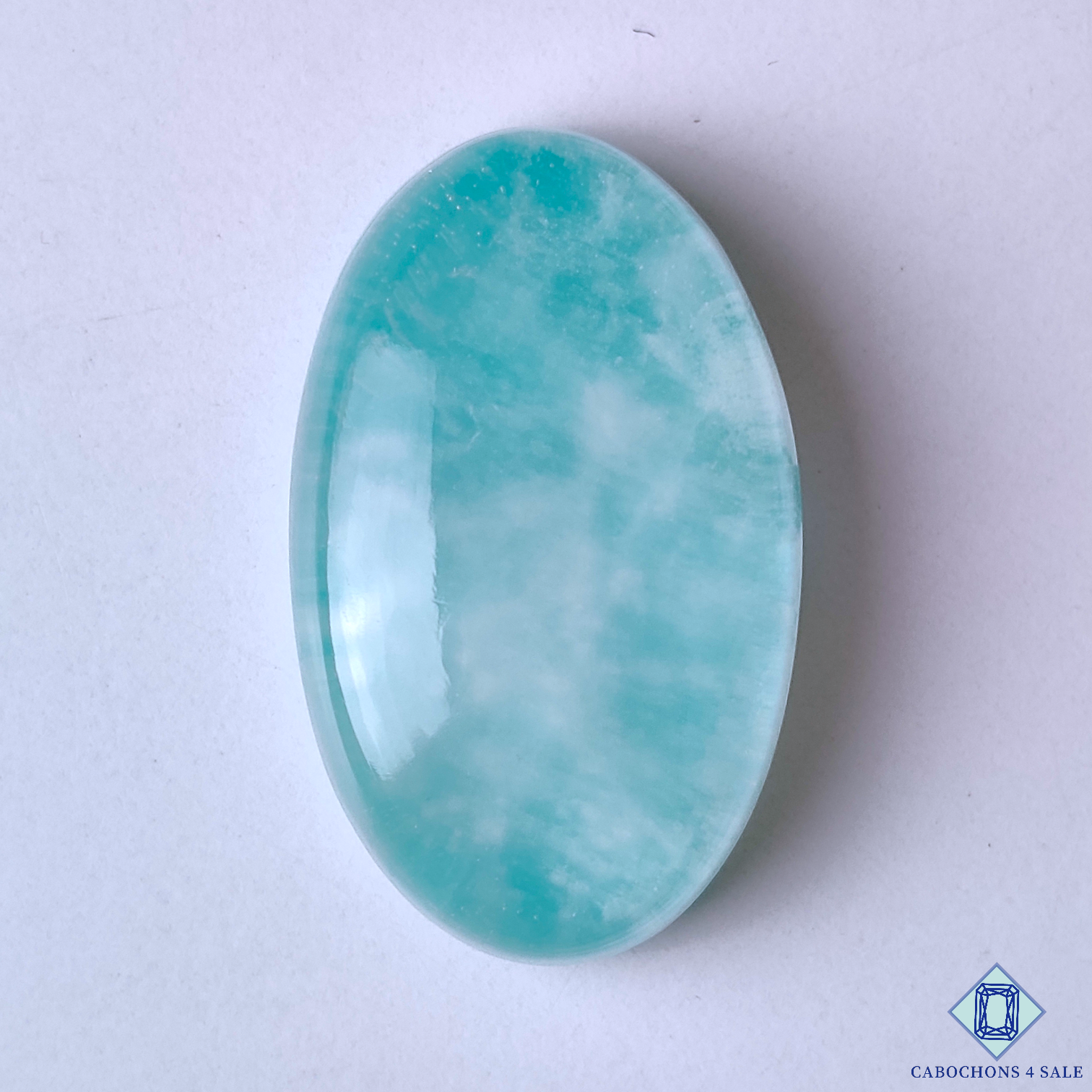 Amazonite + Crystal Quartz Doublet