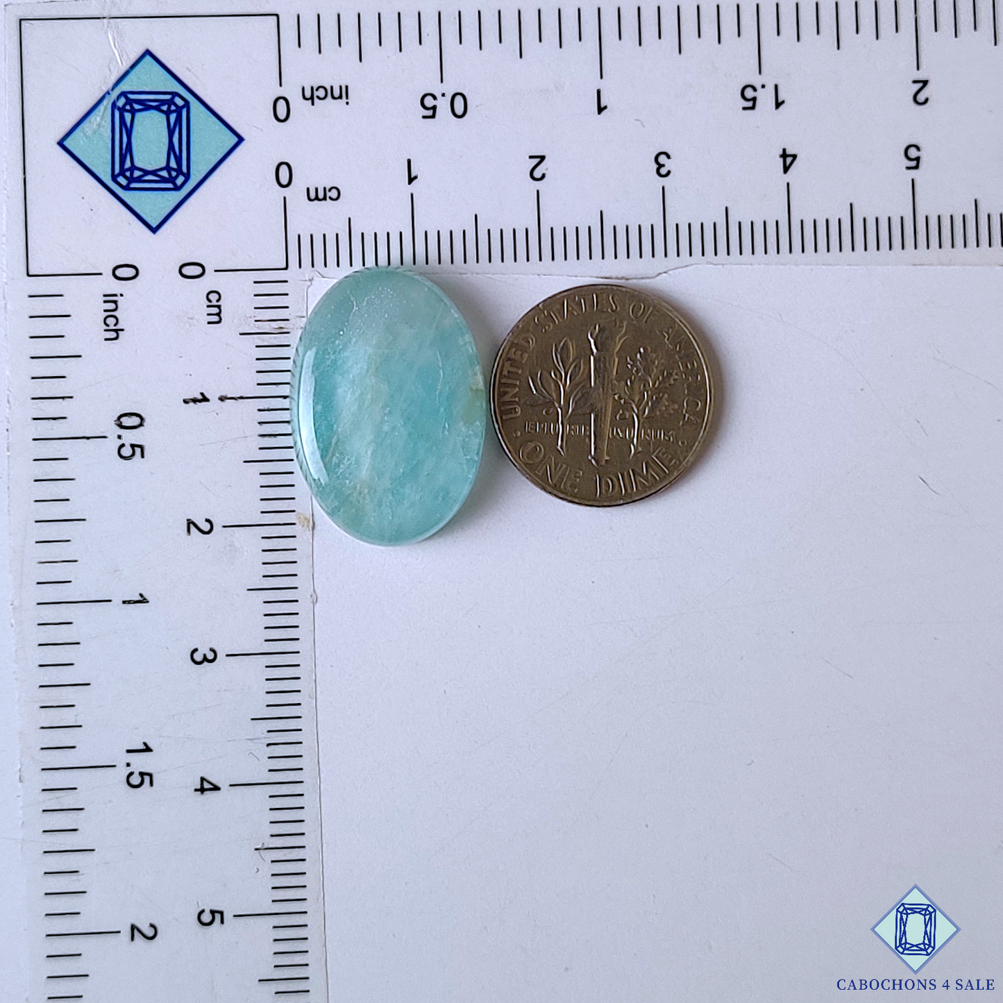 Amazonite + Crystal Quartz Doublet