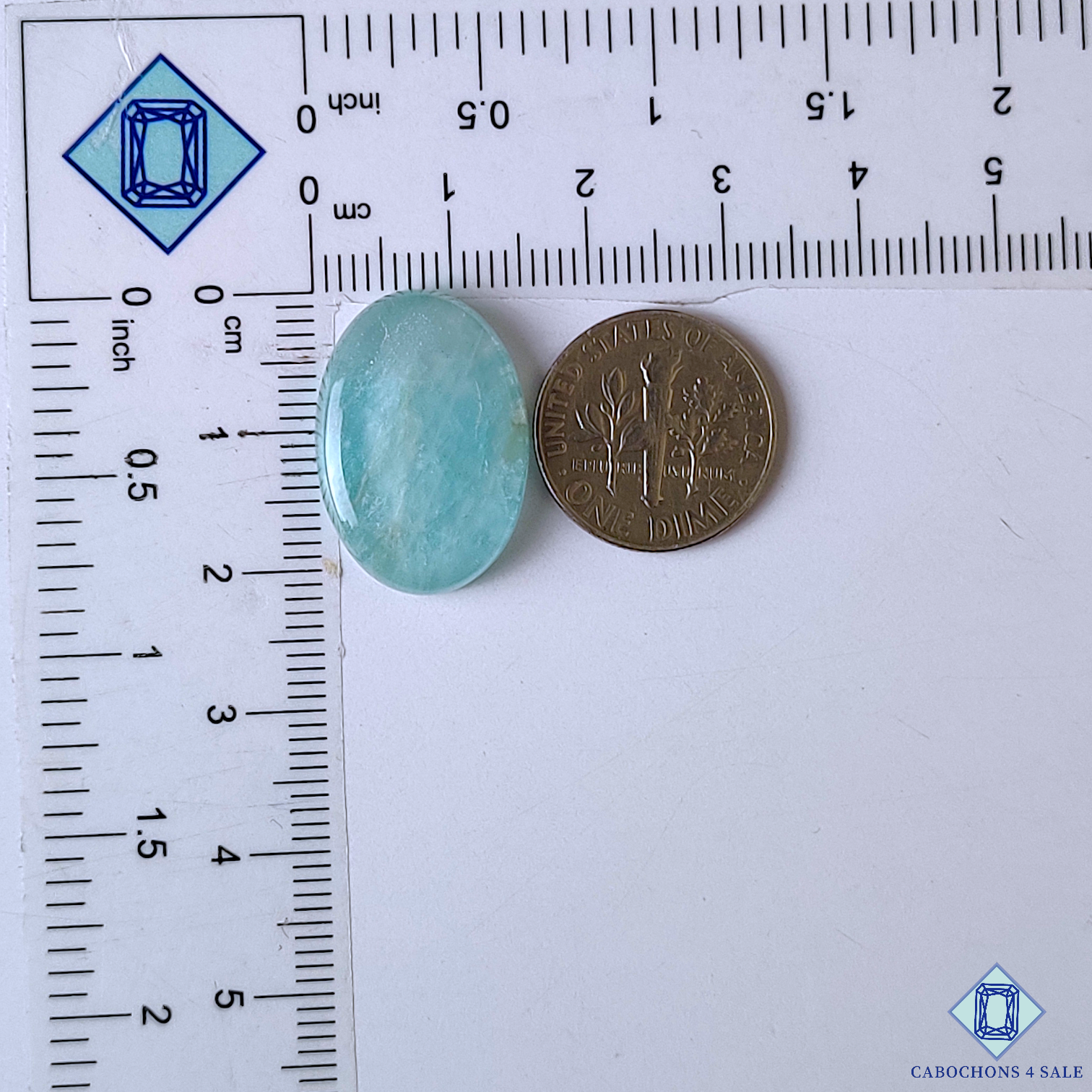 Amazonite + Crystal Quartz Doublet